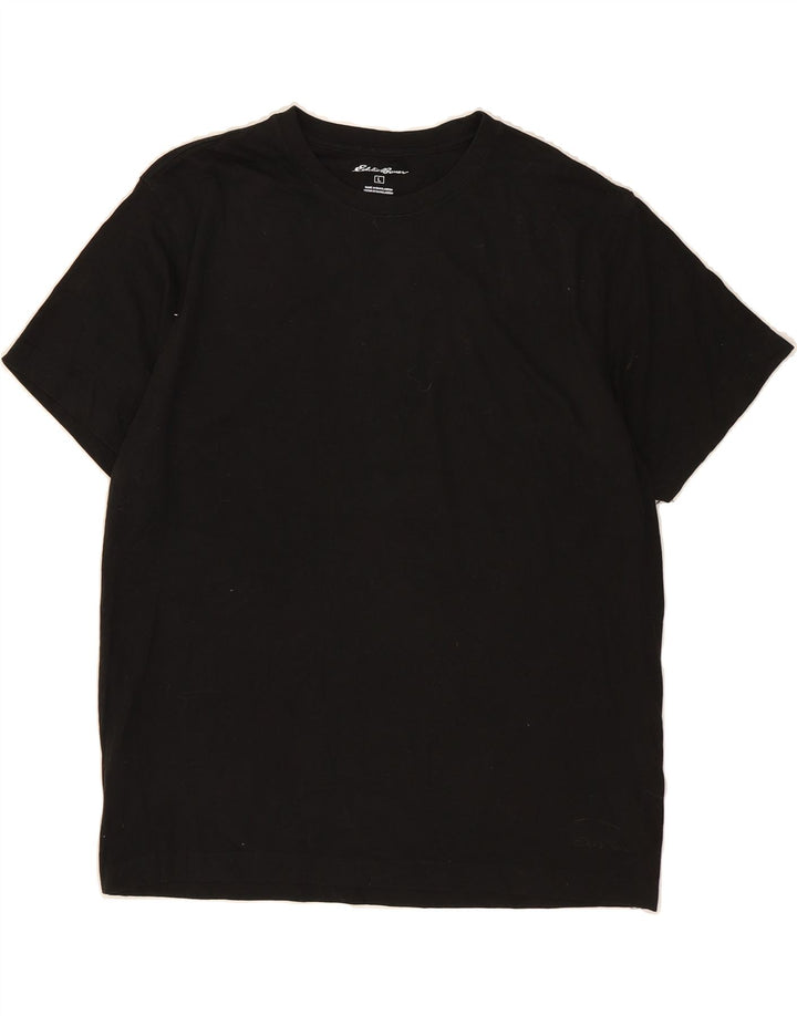EDDIE BAUER Mens T-Shirt Top Large Black Cotton Vintage Eddie Bauer and Second-Hand Eddie Bauer from Messina Hembry 