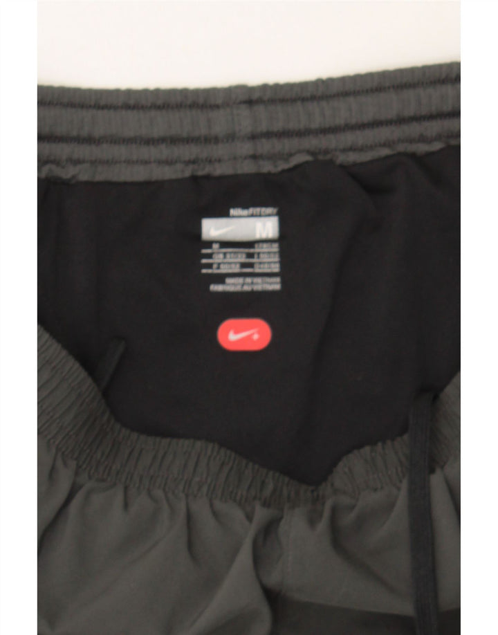 NIKE Womens Sport Shorts UK 12 Medium Grey Vintage Nike and Second-Hand Nike from Messina Hembry 