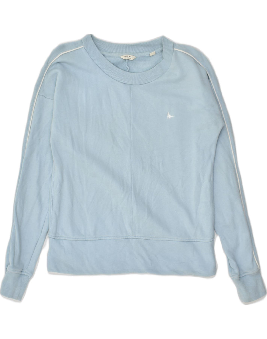 JACK WILLS Womens Sweatshirt Jumper UK 6 XS Grey Cotton | Vintage Jack Wills | Thrift | Second-Hand Jack Wills | Used Clothing | Messina Hembry 