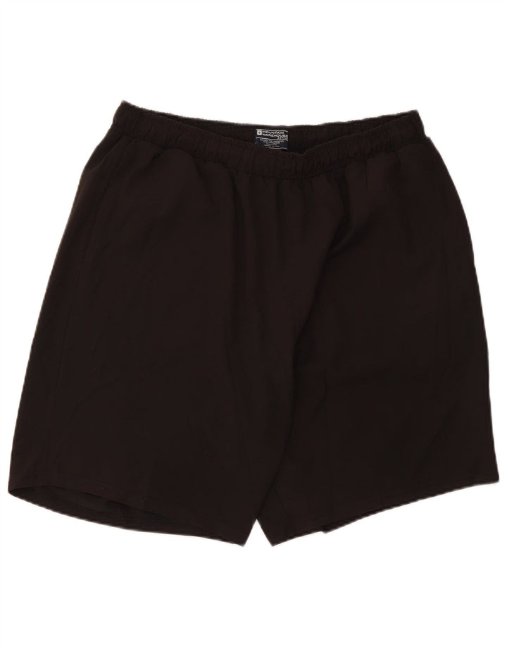 Mountain Warehouse Herren-Sportshorts, Größe L, aus schwarzem Polyester
