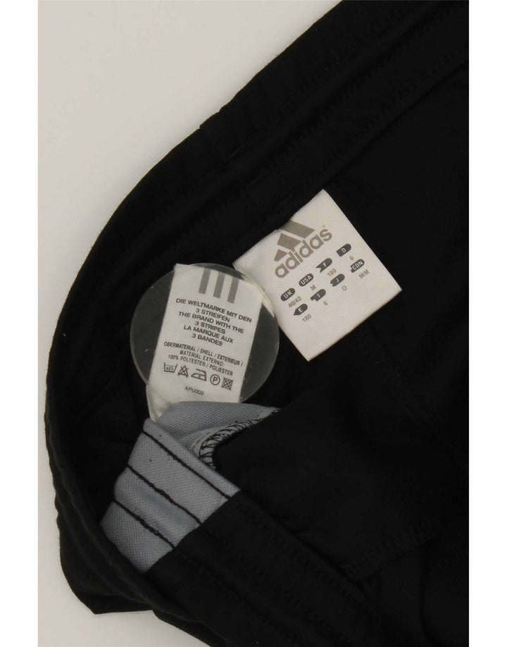 Adidas Herren-Trainingshose UK 40/42 Mittelschwarzes Colourblock-Polyester