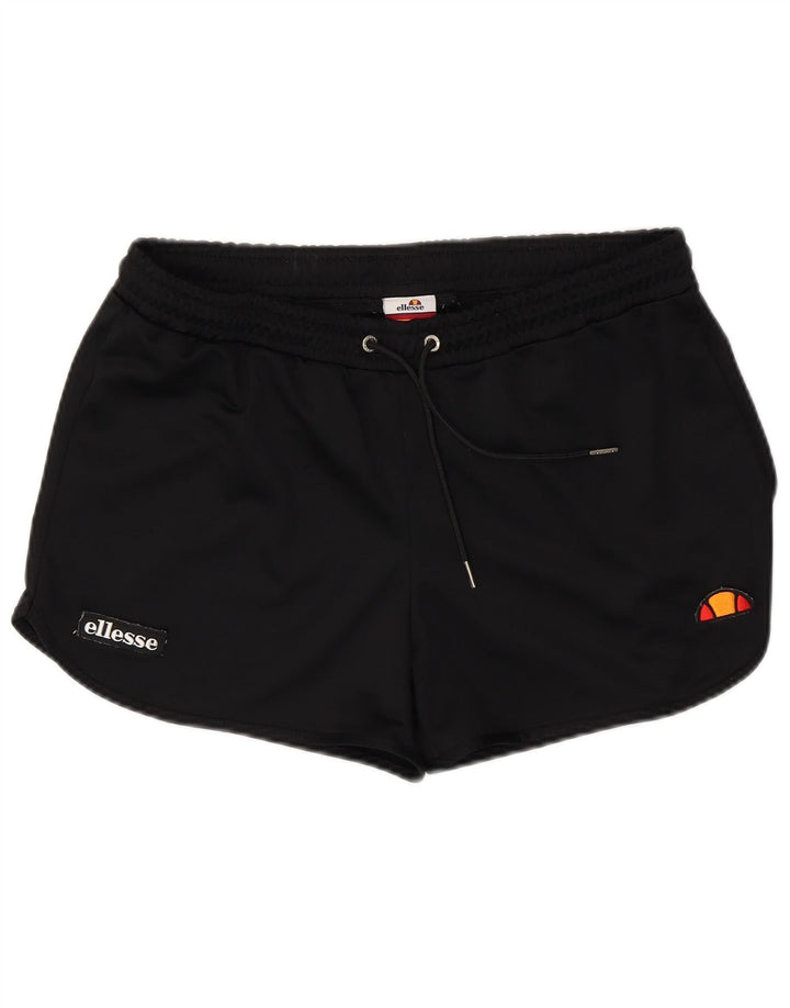 Ellesse Damen Sportshorts UK 16 Large Schwarz Polyester