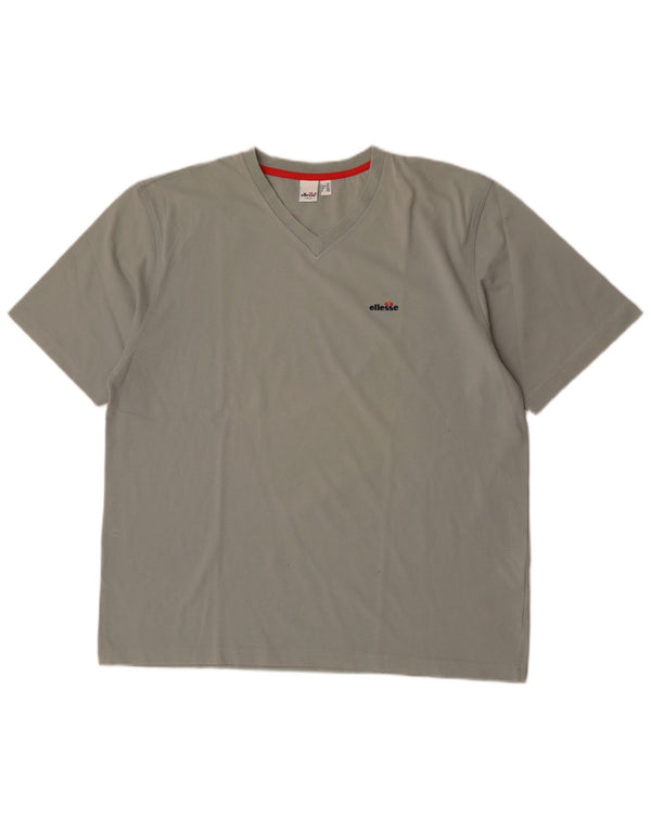 Ellesse Herren T-Shirt Top XL Grau Baumwolle