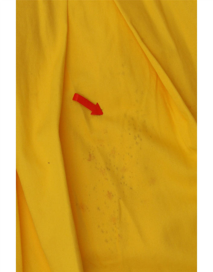 Penny Black Damen ausgestellter Rock IT 44 Medium W28 gelbe Baumwolle