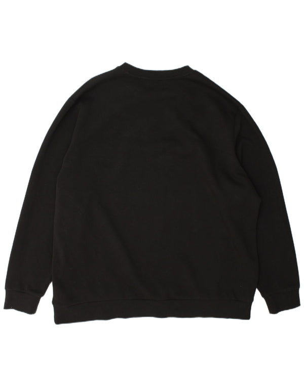 Hugo Boss Herren-Sweatshirt mit Grafik, 4XL, schwarz gestreift, Baumwolle