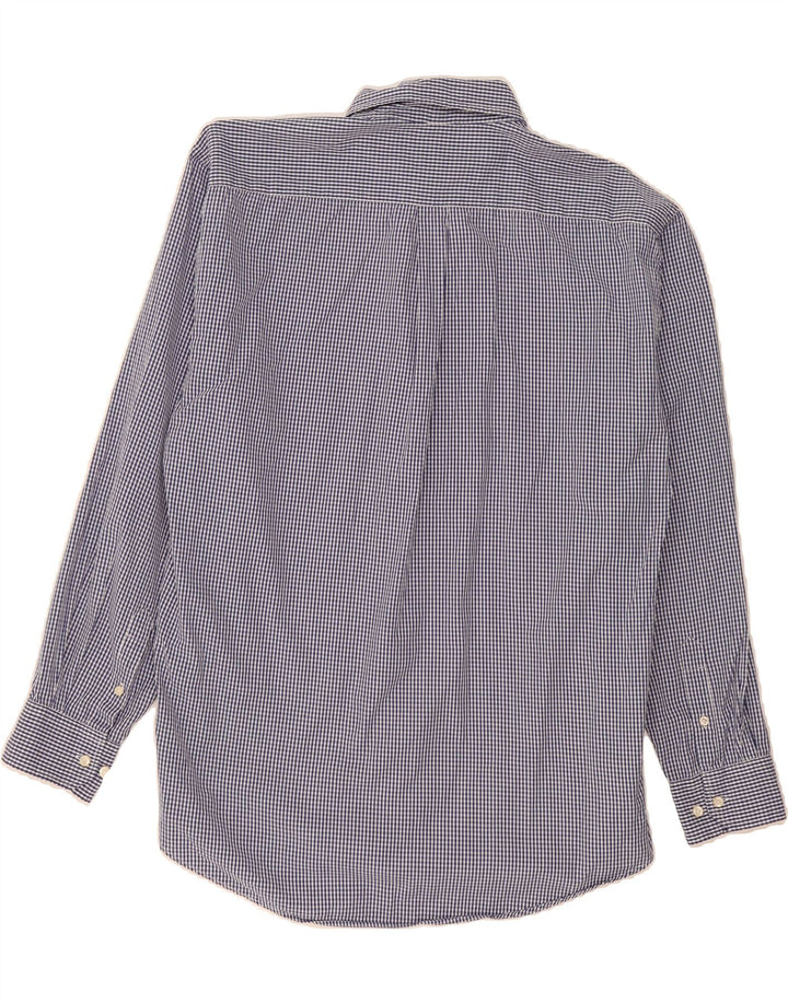 BEST COMPANY Mens Classic Fit Shirt XL Blue Gingham Vintage Best Company and Second-Hand Best Company from Messina Hembry 