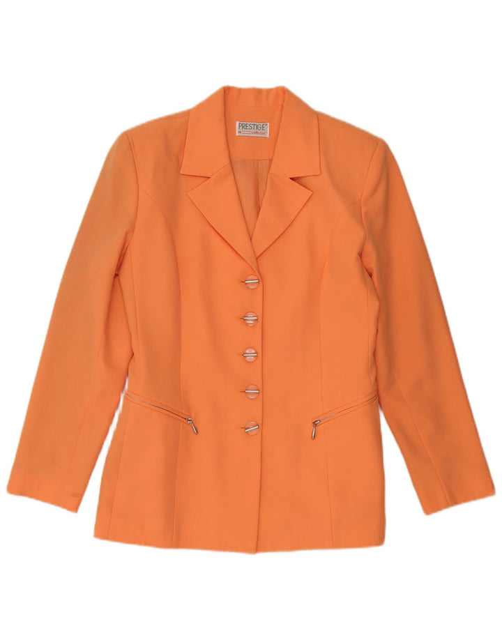 Prestige Damen-Blazer mit 5 Knöpfen, UK 12, Mittelorange