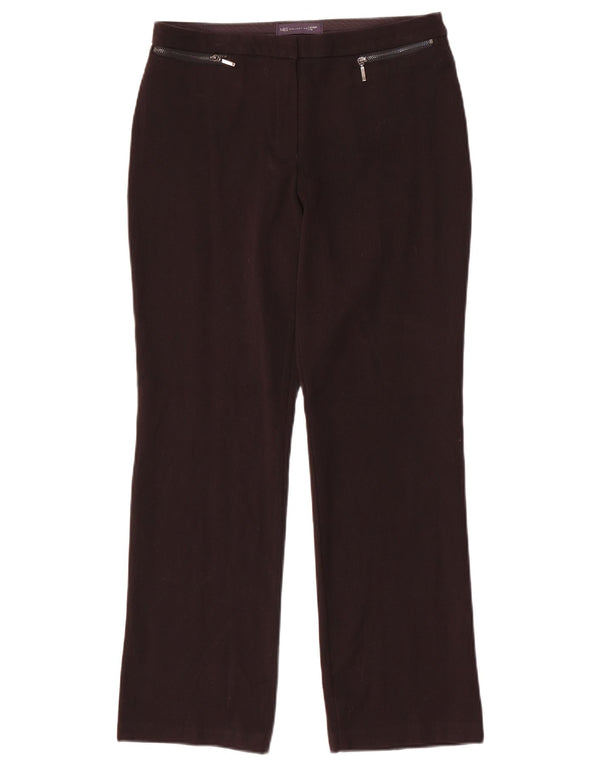 Marks & Spencer Damen Gerade Freizeithose UK 10 Small W28 L29 Schwarz