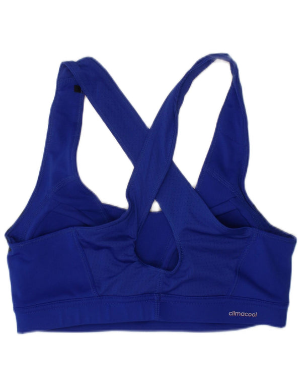 Adidas Damen Climacool Padded Graphic Vest Top UK 10 Small Blue Sports