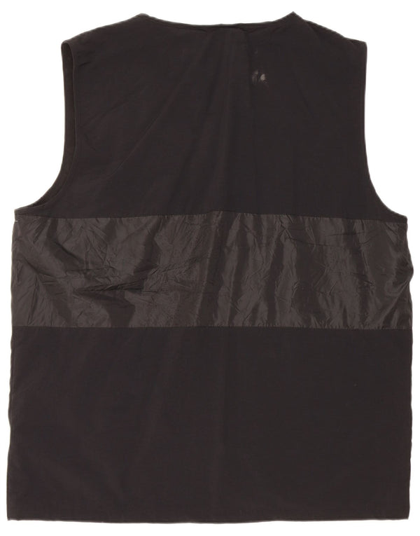 Fila Herren Utility Gilet UK 42 XL Schwarz Polyester