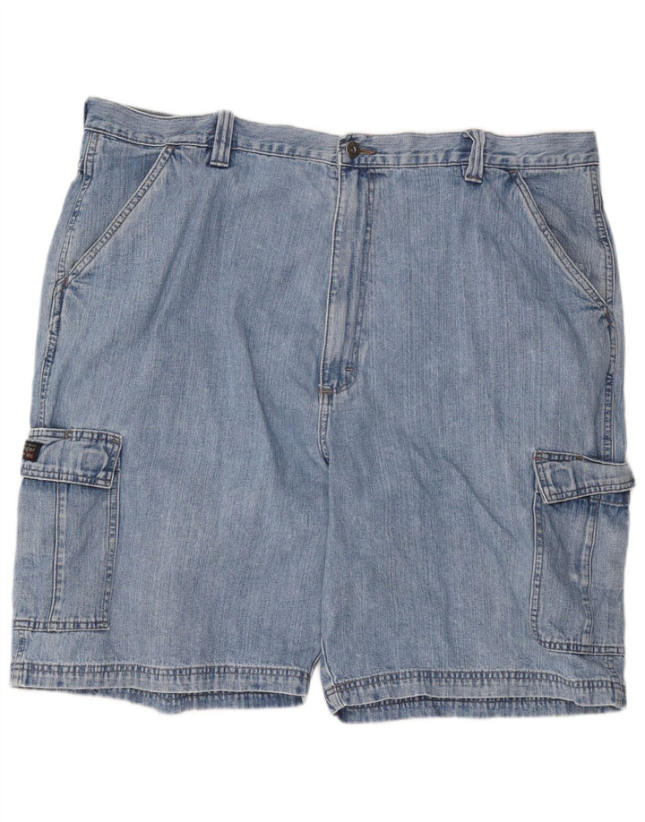 Wrangler Herren Cargo Denim Shorts W42 2XL Blaue Baumwolle