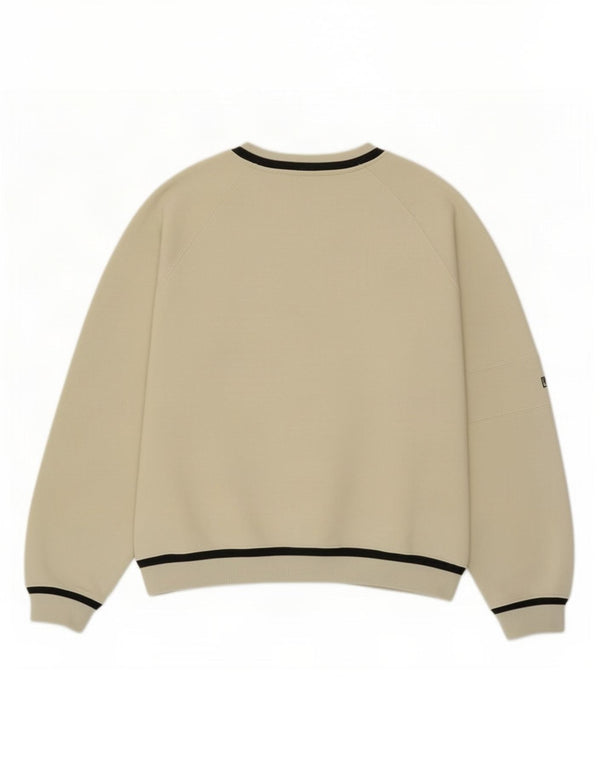Fila Herren Sweatshirt Pullover XL Beige Polyester