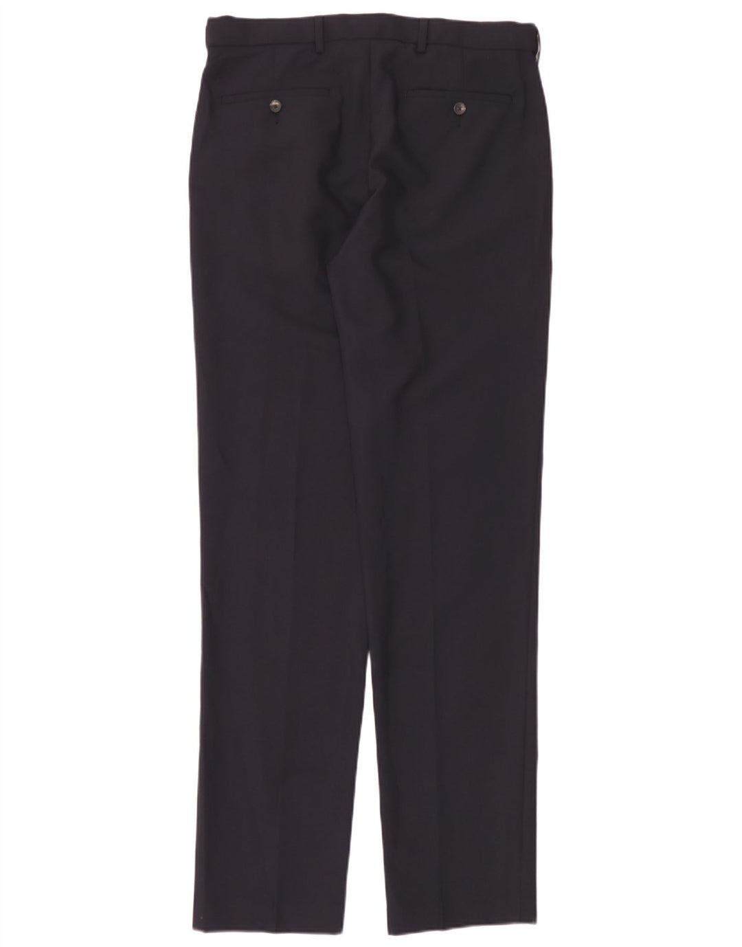 Marks & Spencer Herren-Chinohose mit normaler Passform, W32 L35, marineblaues Polyester