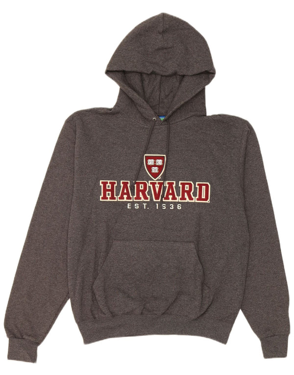 Champion Herren-Kapuzenpullover „Harvard Graphic“, klein, grau gefleckte Baumwolle