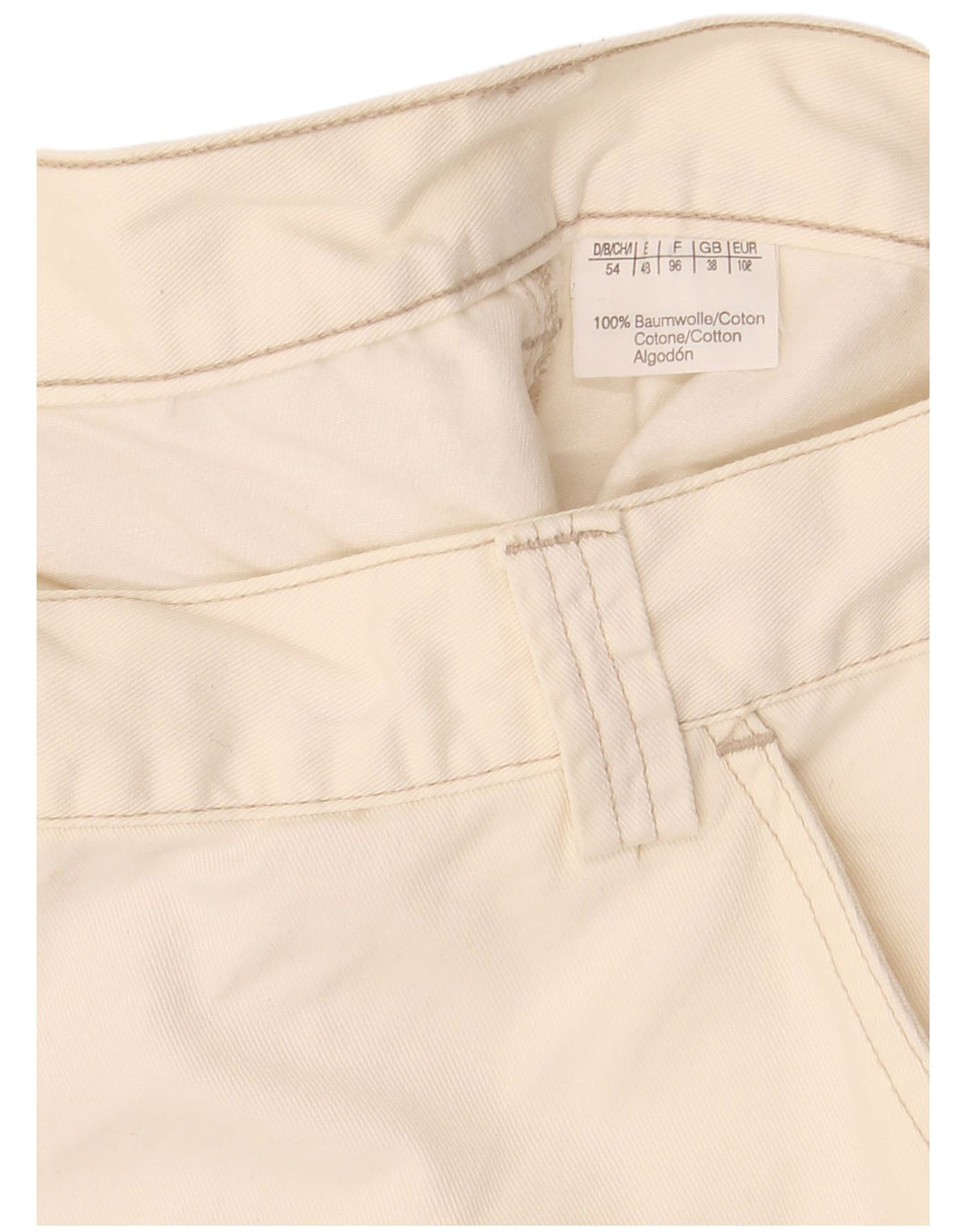 Vintage Herren Cargo Shorts W38 XL Weiße Baumwolle