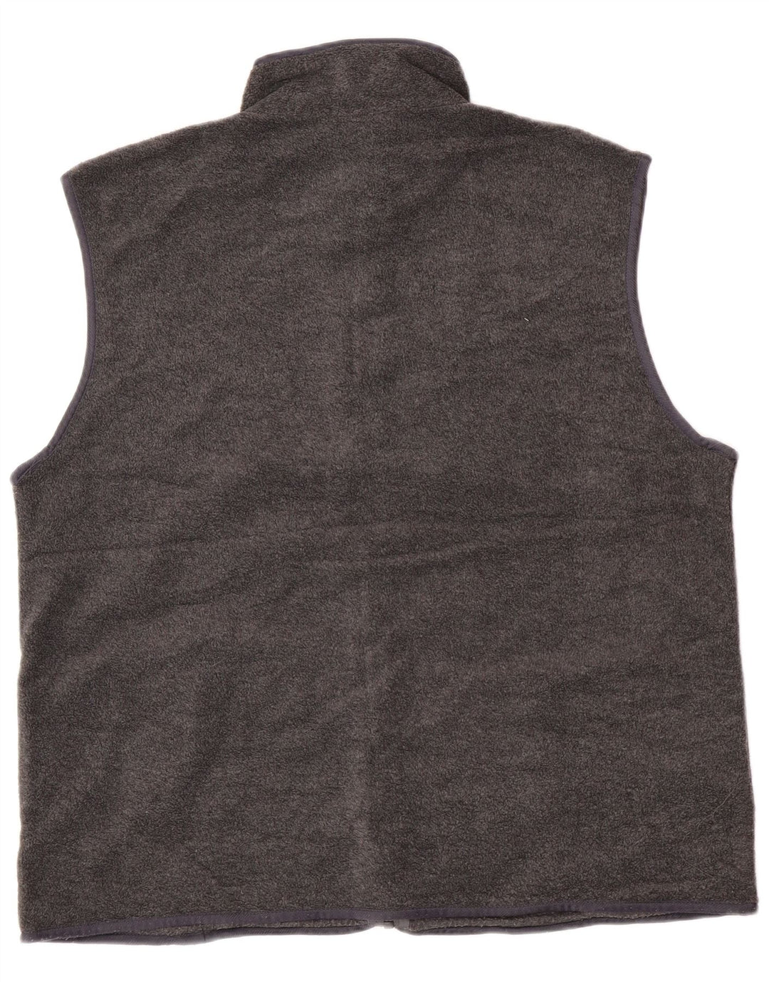 Vintage Herren Fleeceweste UK 42 XL Grau Polyester