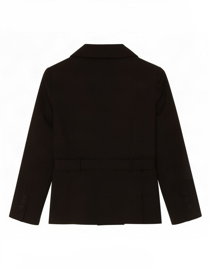 Zara Damen Blazer Jacke UK 18 XL Schwarz Polyester