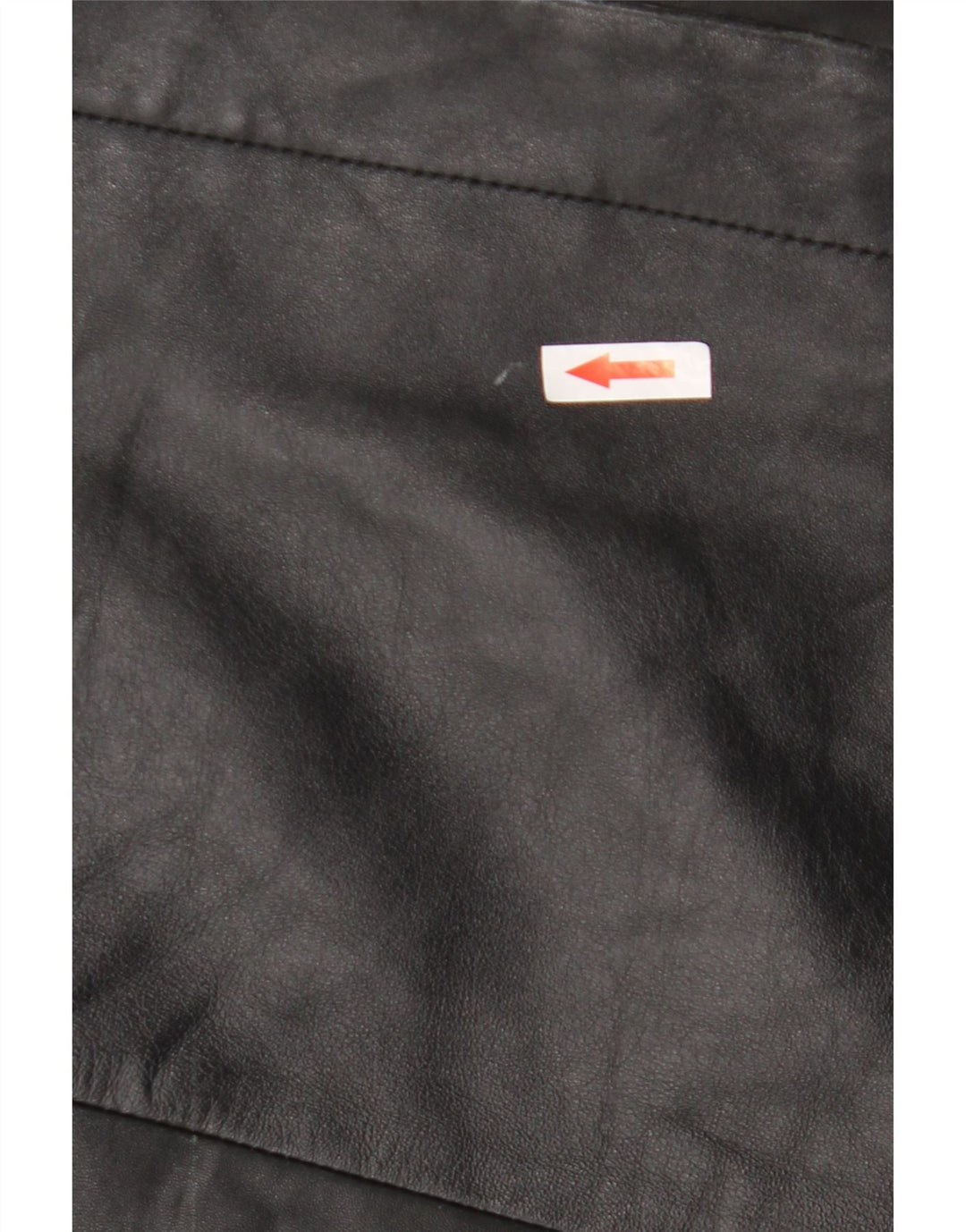 Helium Damen Ledermantel UK 10 Small Schwarz