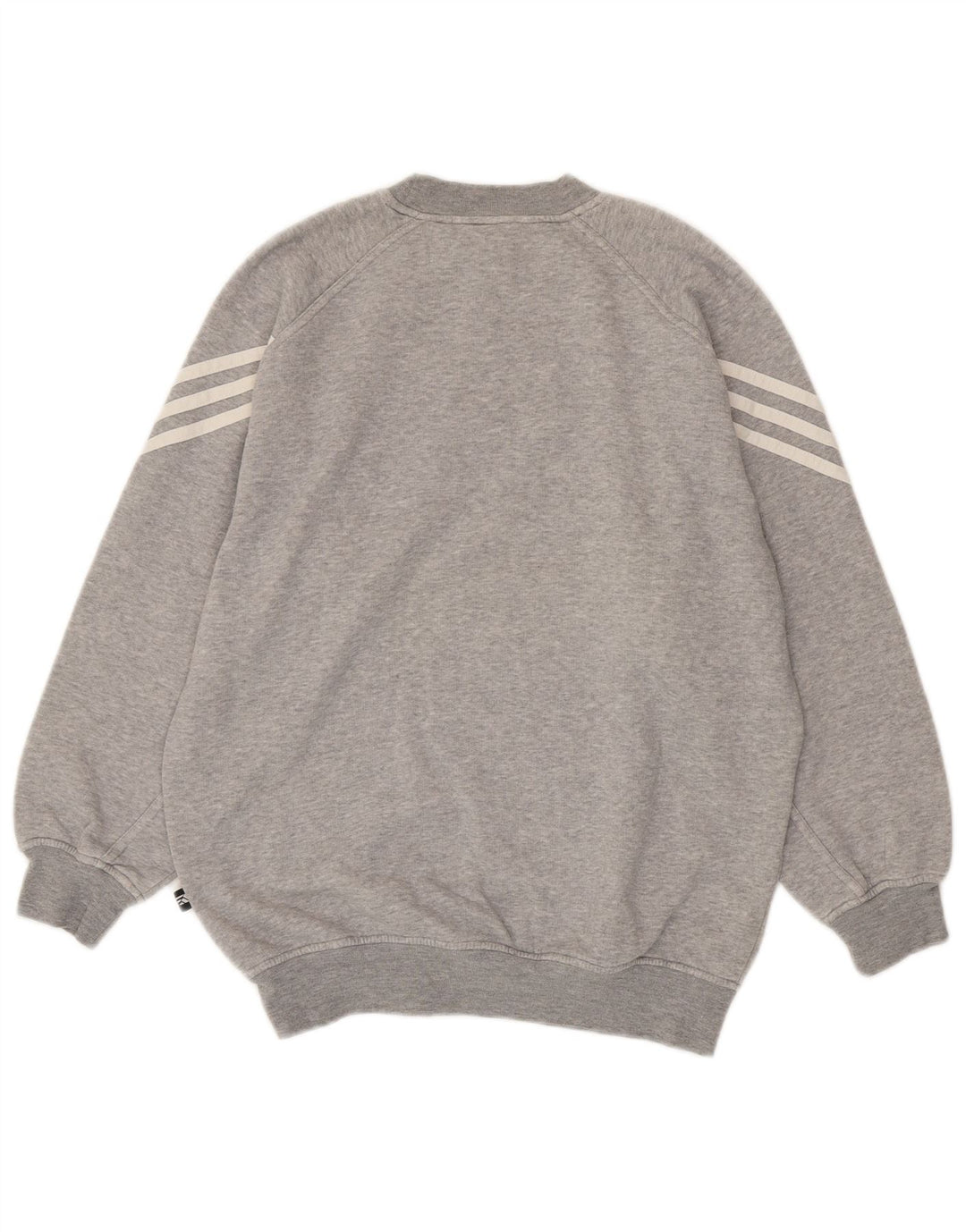 Adidas Jungen Sweatshirt Pullover 13-14 Jahre Graue Baumwolle