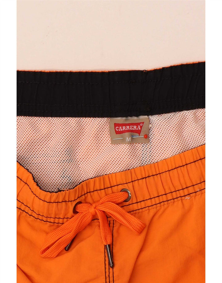 Carrera Herren-Badeshorts mit Grafik, Mittelorange, Polyamid