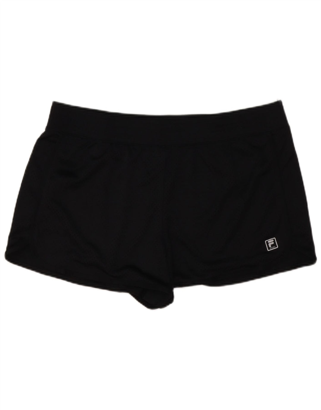 FILA Womens Sport Shorts UK 18 XL  Black Polyester