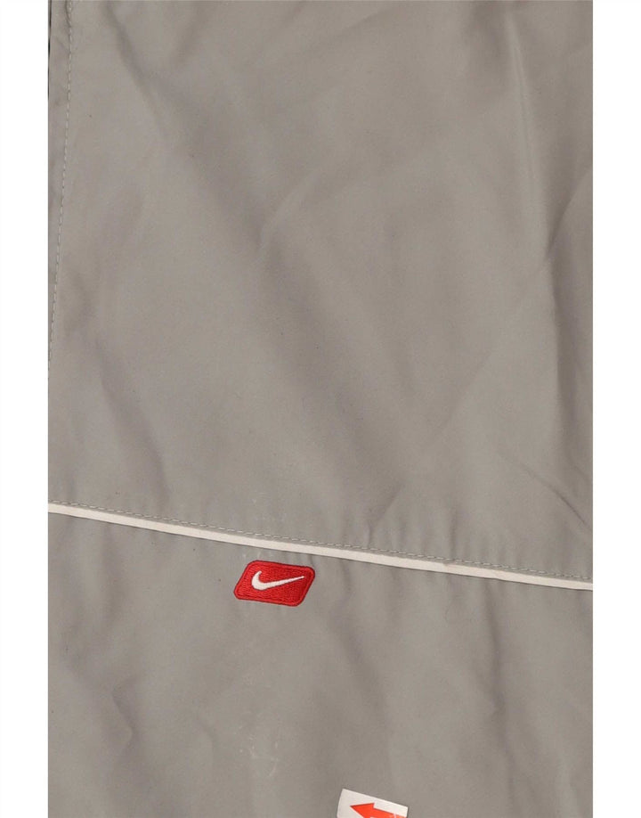 Nike Herren-Trainingsoberteil, Jacke, Größe S, Grau, Farbblock-Polyester