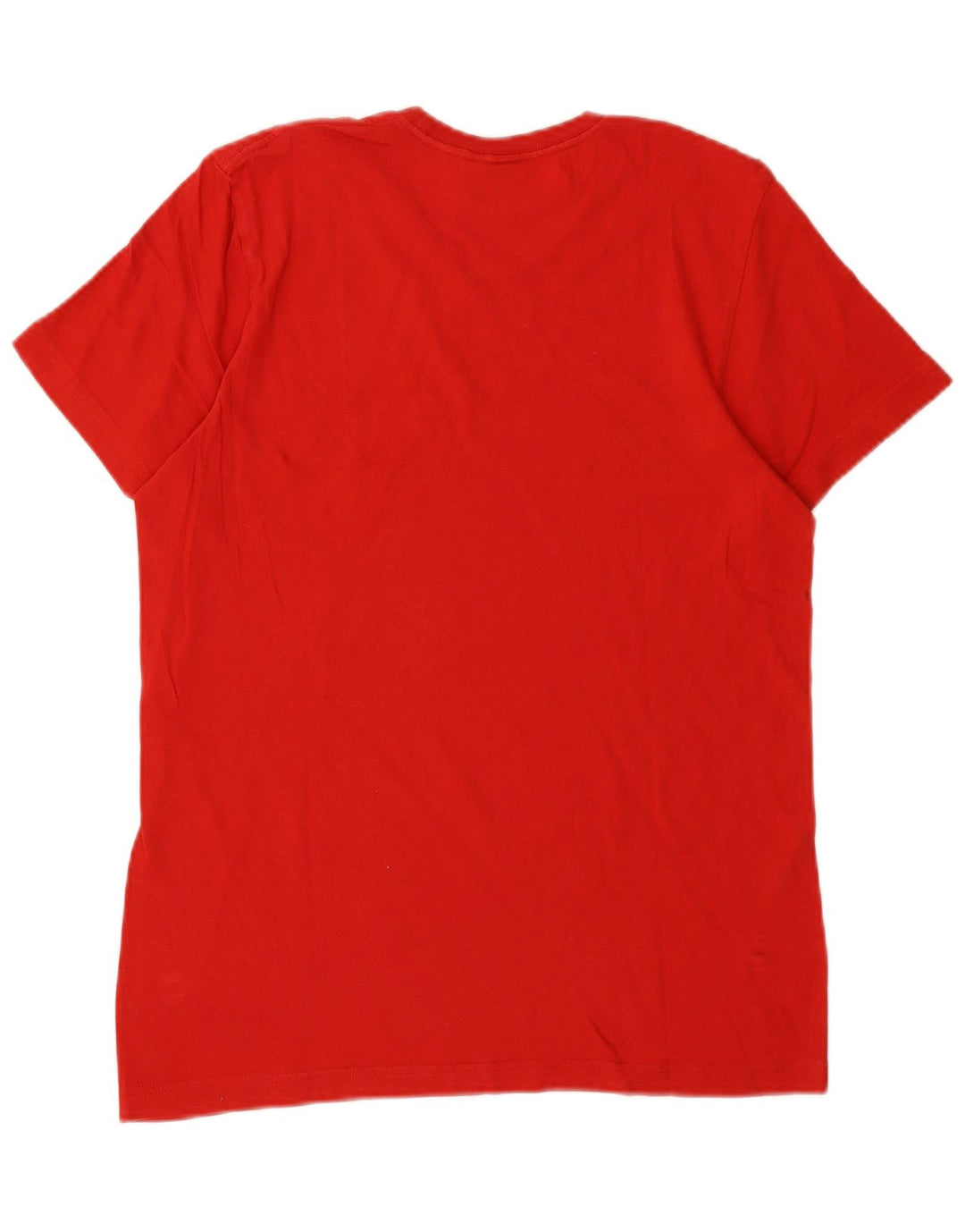 Adidas Herren Grafik-T-Shirt aus mittelroter Baumwolle