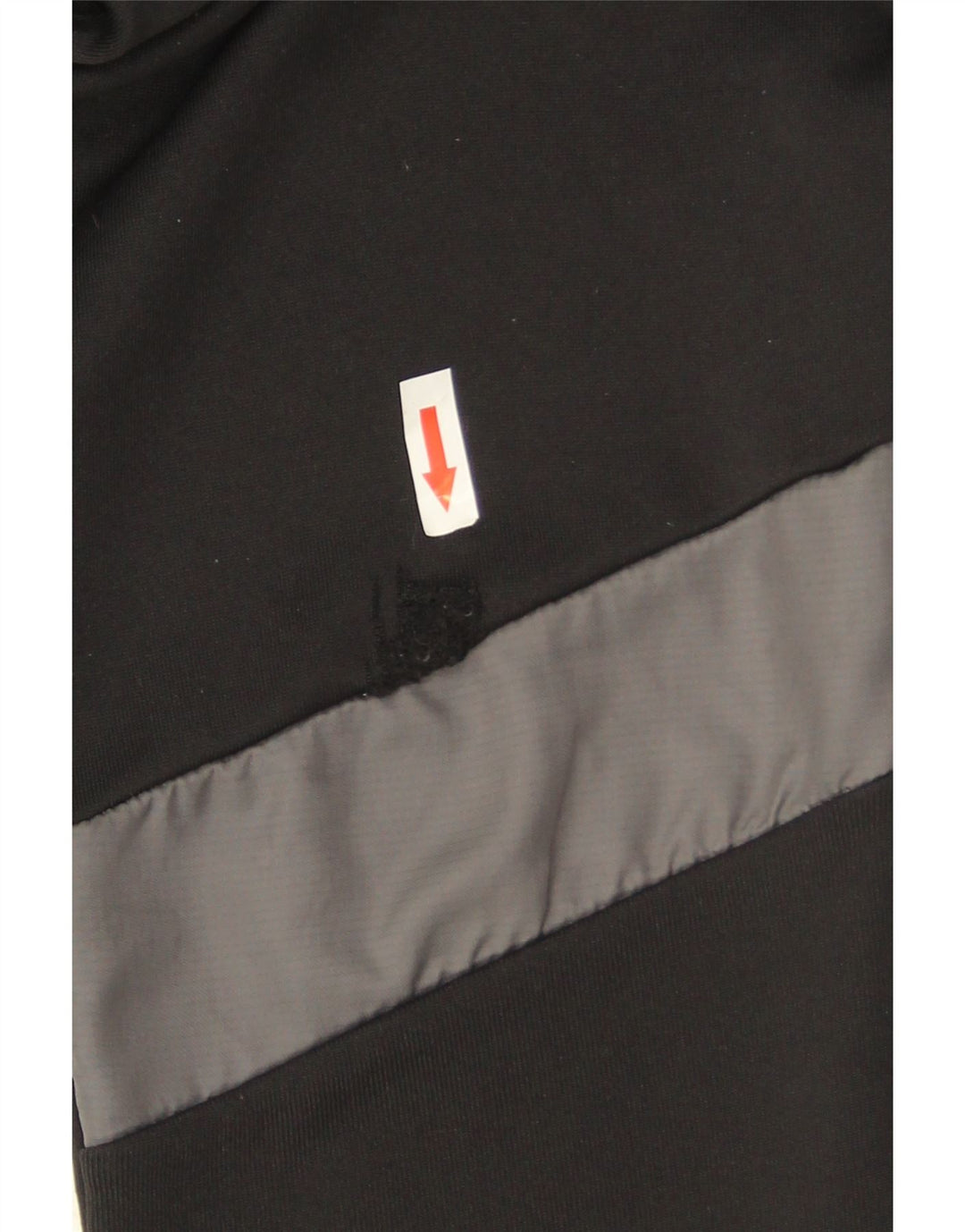 Adidas Damen-Trainingshose UK 12 Mittelschwarzes Colourblock-Polyester