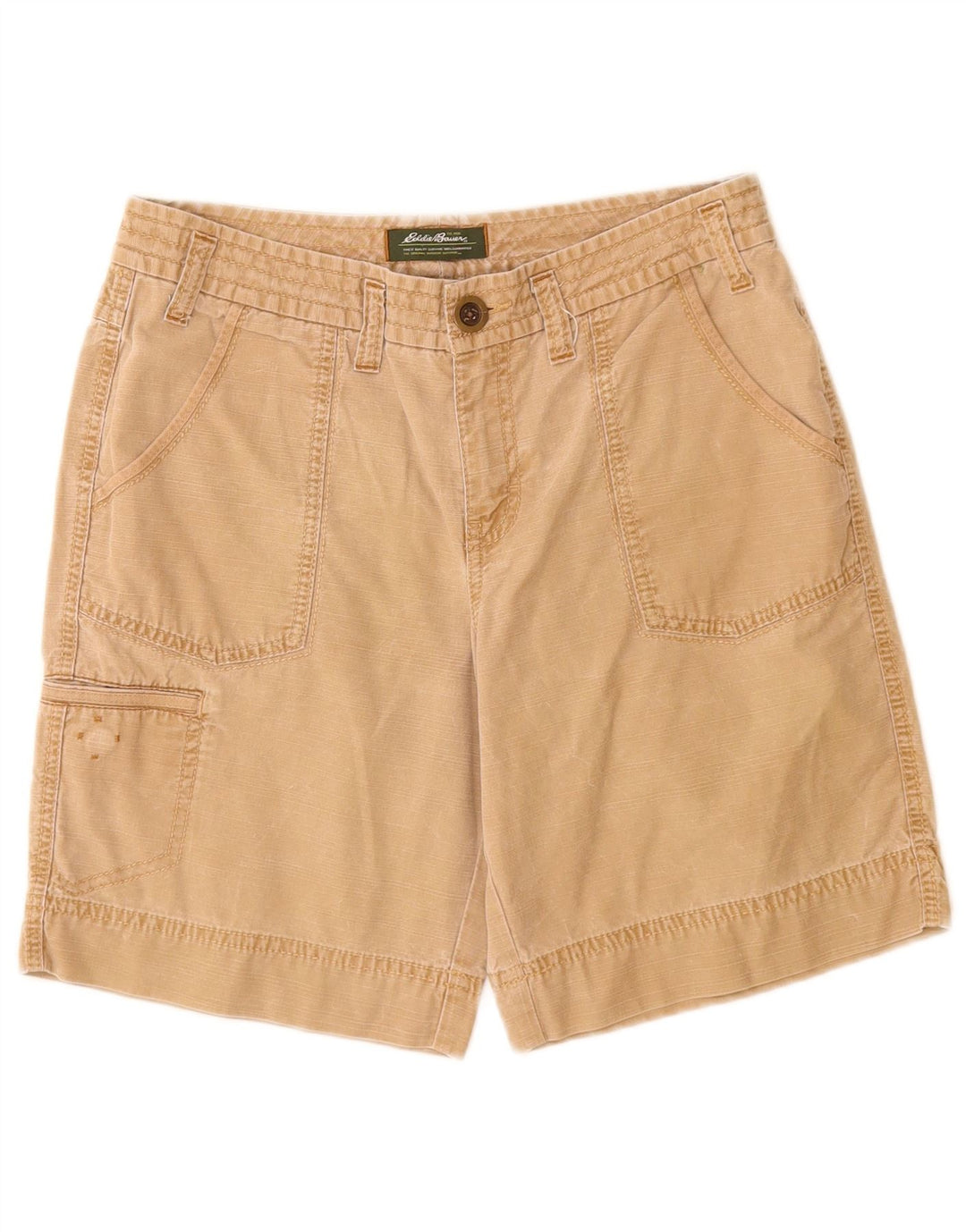 Eddie Bauer Damen Cargoshorts US 2 XS W28 Beige Baumwolle