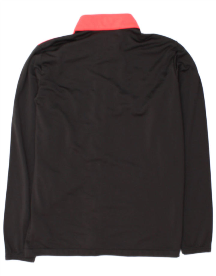 Puma Herren-Trainingsanzug-Top-Jacke, Mittelschwarzes Farbblock-Polyester