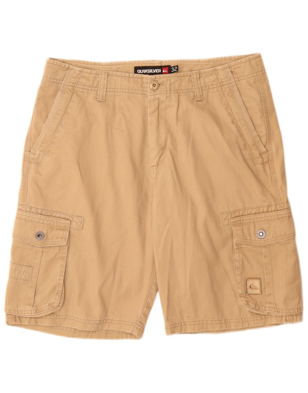QUIKSILVER Herren Cargoshorts W32 mittelbeige Baumwolle
