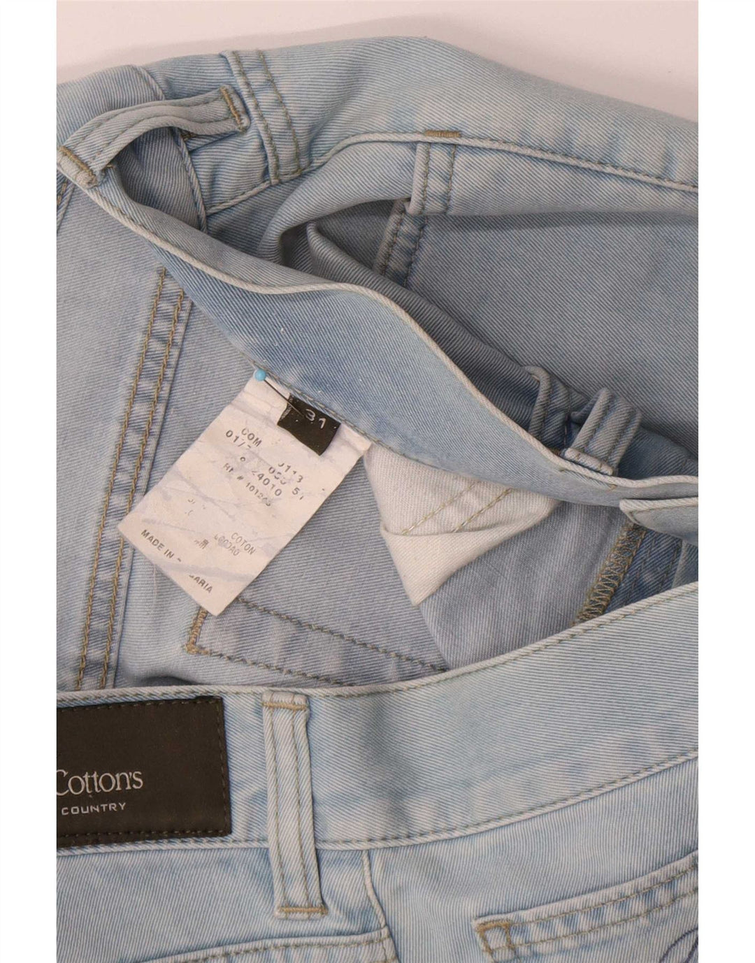 Henry Cottons Damen Straight Jeans W31 L26 Blaue Baumwolle