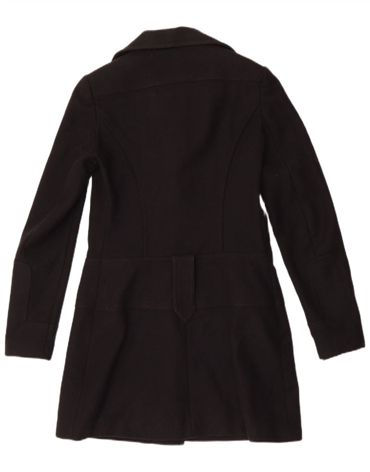 Guess Damenmantel UK 12 Mittelschwarze Wolle