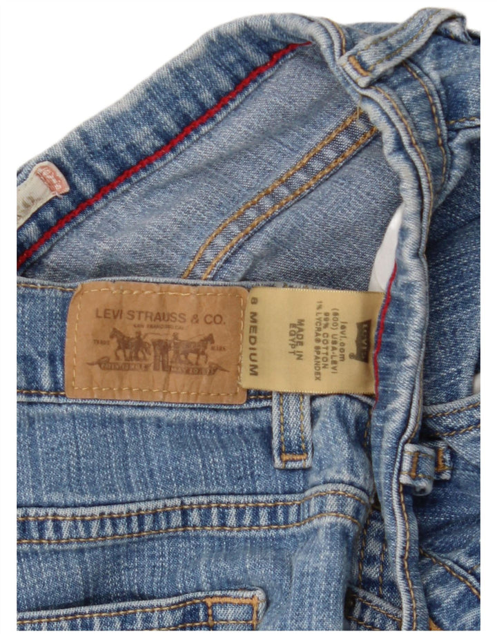 Levi's Damen 550 Straight Jeans US 8 Medium W30 L31 Blaue Baumwolle