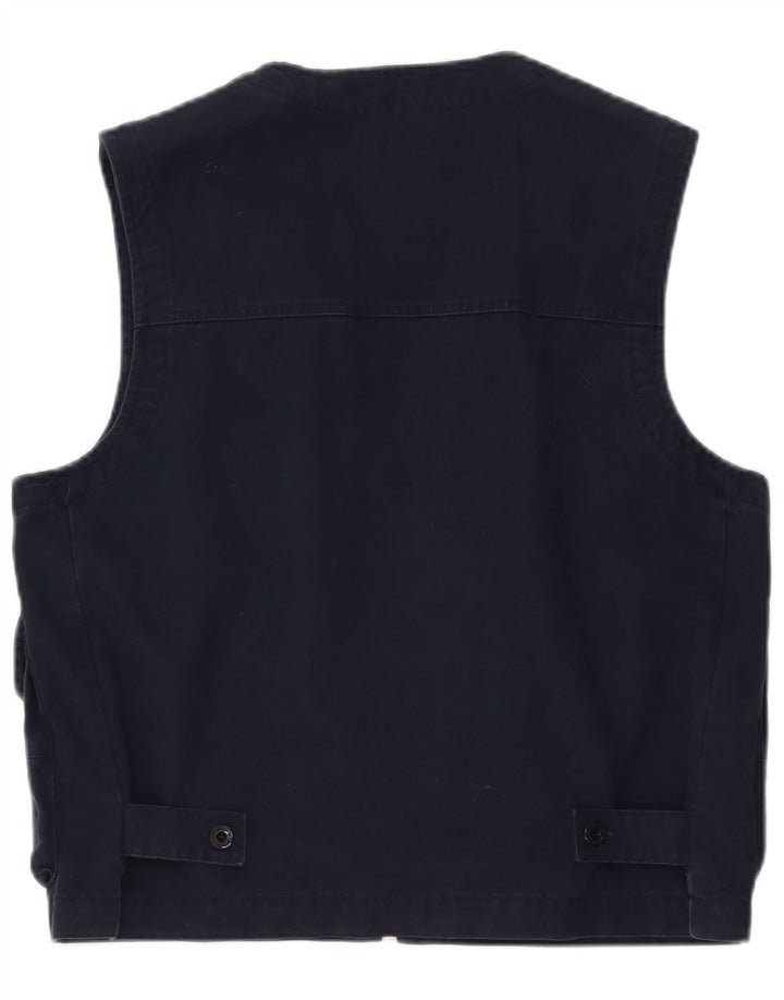 Weipper Herren-Utility-Gilet UK 38, mittelmarineblaue Baumwolle