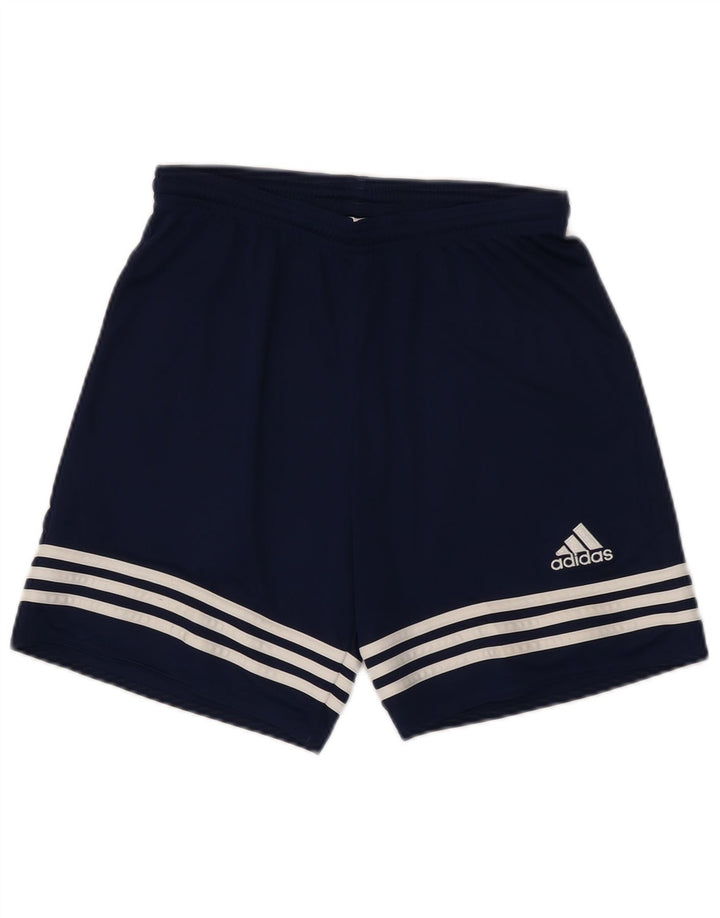Adidas Herren Climalite Sport Shorts Small Marineblau Polyester