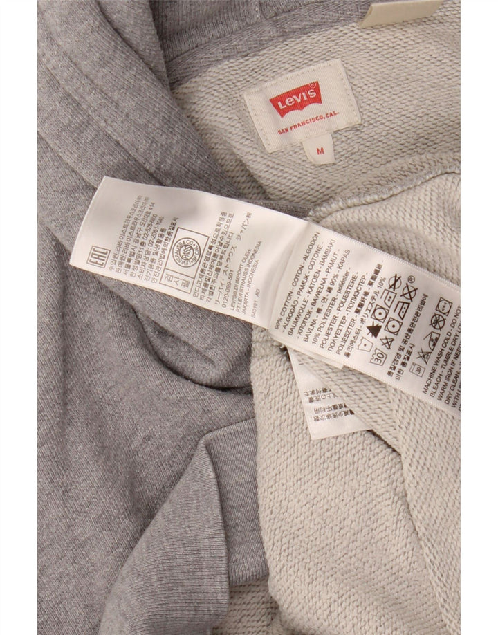 LEVI'S Herren-Kapuzenpullover mit Grafik, mittelgraue Baumwolle