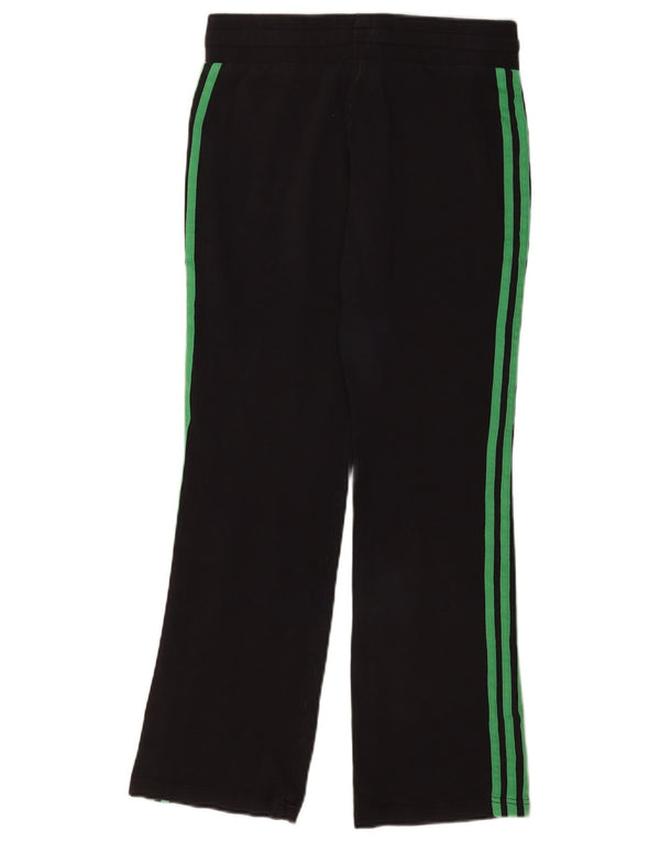 Adidas Damen Regular Trainingshose UK 10 Small Schwarz Baumwolle Sport