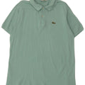 Lacoste Herren Poloshirt Größe 6 XL Grüne Baumwolle