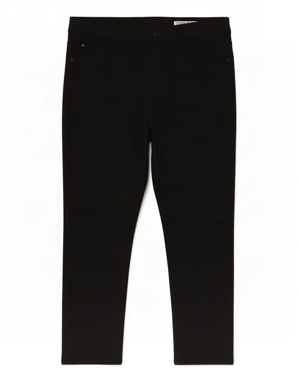 Marks & Spencer Damen Super Skinny Capri Jeans UK 12 Medium W30 L21 Schwarz