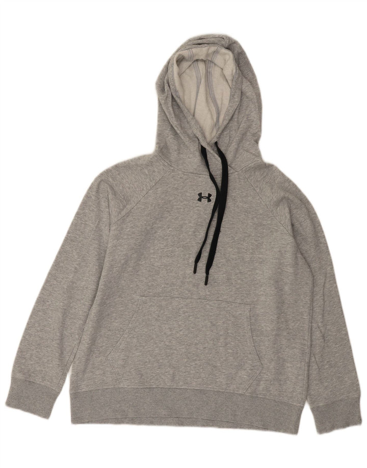 Under Armour Damen-Pullover mit übergroßem Kapuzenpullover, Gr. 10, Größe S, Grau gefleckt