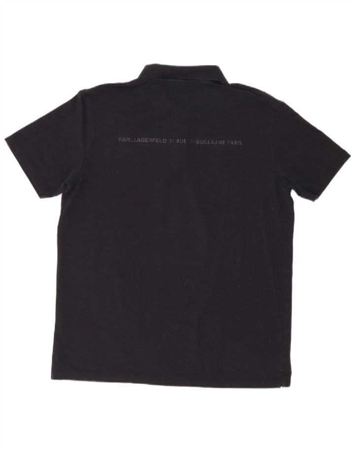 Karl Lagerfeld Herren Poloshirt XL Marineblau