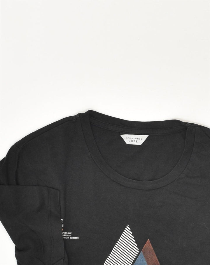 JACK & JONES Mens Graphic T-Shirt Top Small Grey Cotton | Vintage Jack & Jones | Thrift | Second-Hand Jack & Jones | Used Clothing | Messina Hembry 