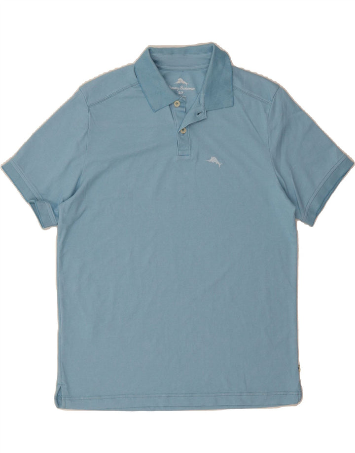 TOMMY BAHAMA Mens Polo Shirt Small Blue Cotton Vintage Tommy Bahama and Second-Hand Tommy Bahama from Messina Hembry 