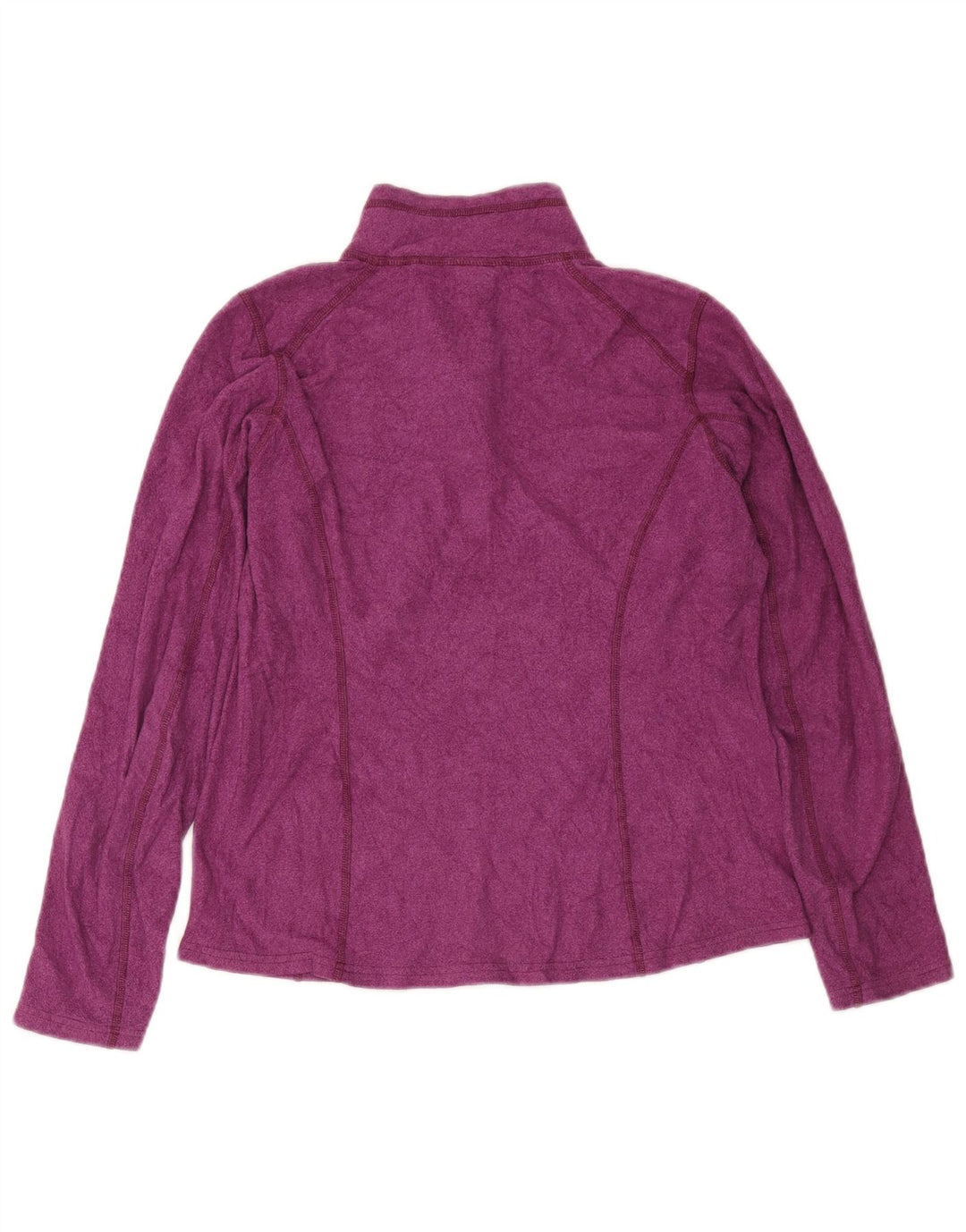 The North Face Damen-Fleecepullover mit Reißverschluss am Hals, UK 14, Mittelviolett, Polyester