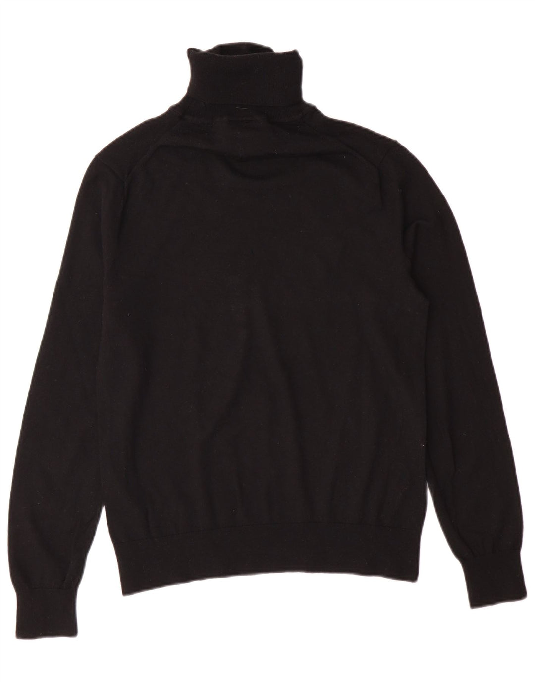 Armani Exchange Herren-Pullover mit Rollkragen, Größe S, schwarze Schurwolle