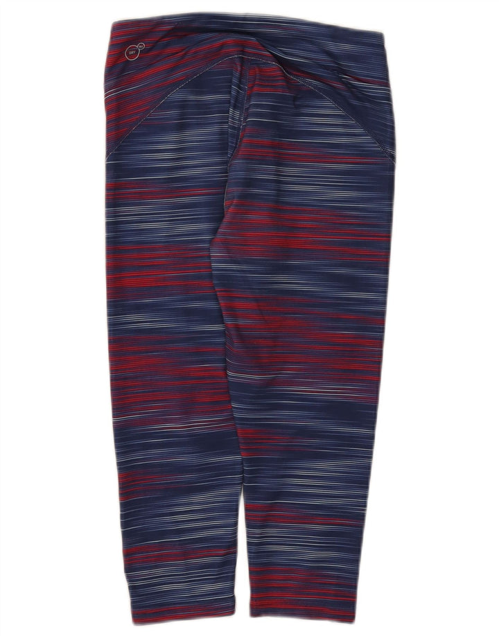 Puma Damen Capri-Leggings UK 8 Small Mehrfarbig gestreift
