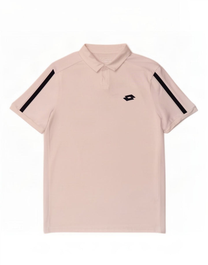 Lotto Herren-Poloshirt, mittelweißes Polyester