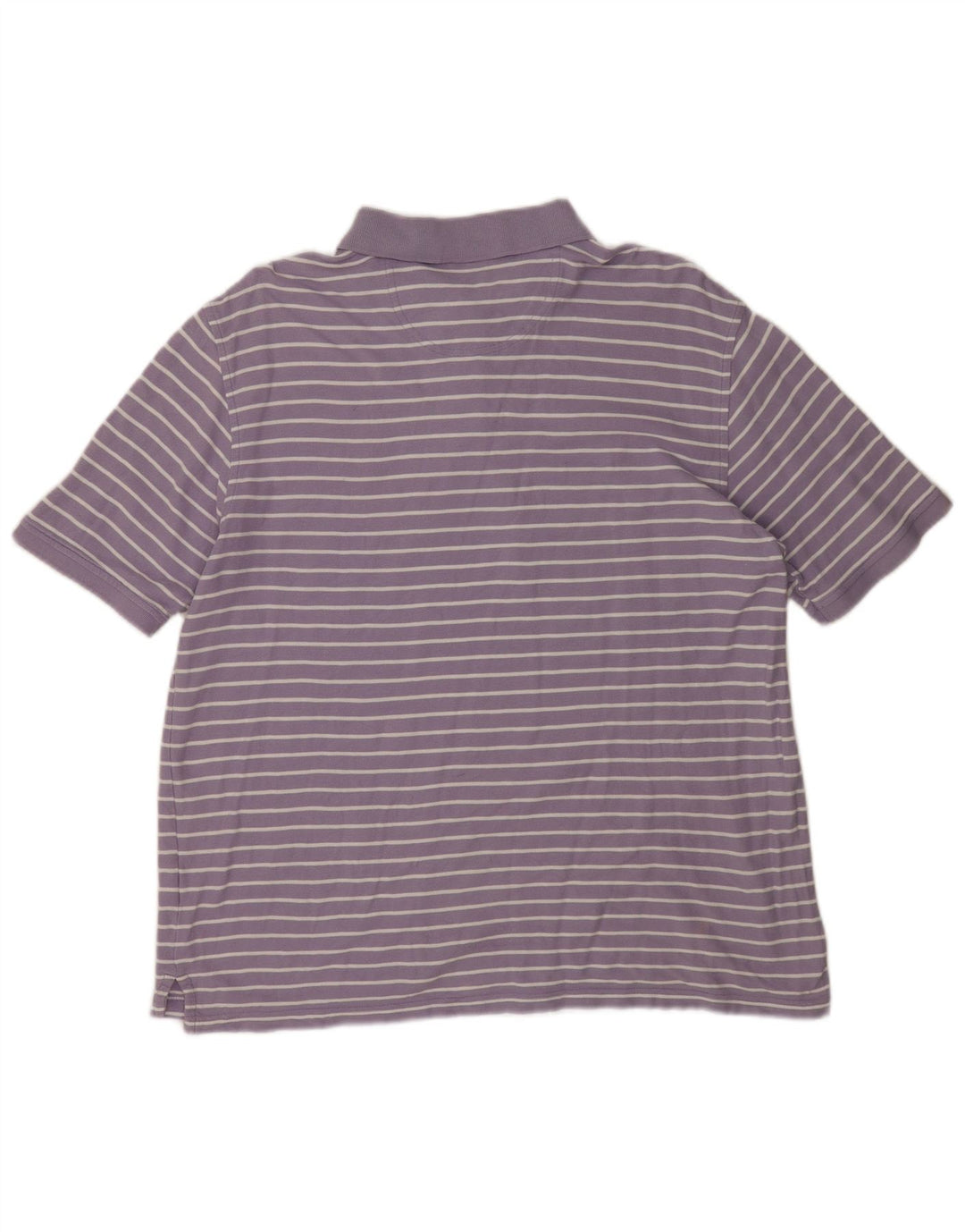 Izod Herren-Poloshirt, groß, lila, gestreift, Baumwolle