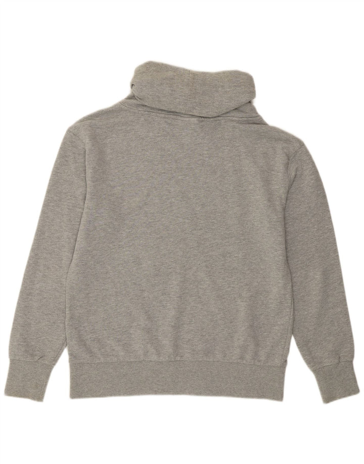 DIADORA Damen-Sweatshirt mit Rollkragen, UK 14, Mittelgrau